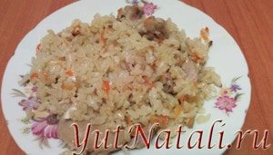 Плов с курицей.